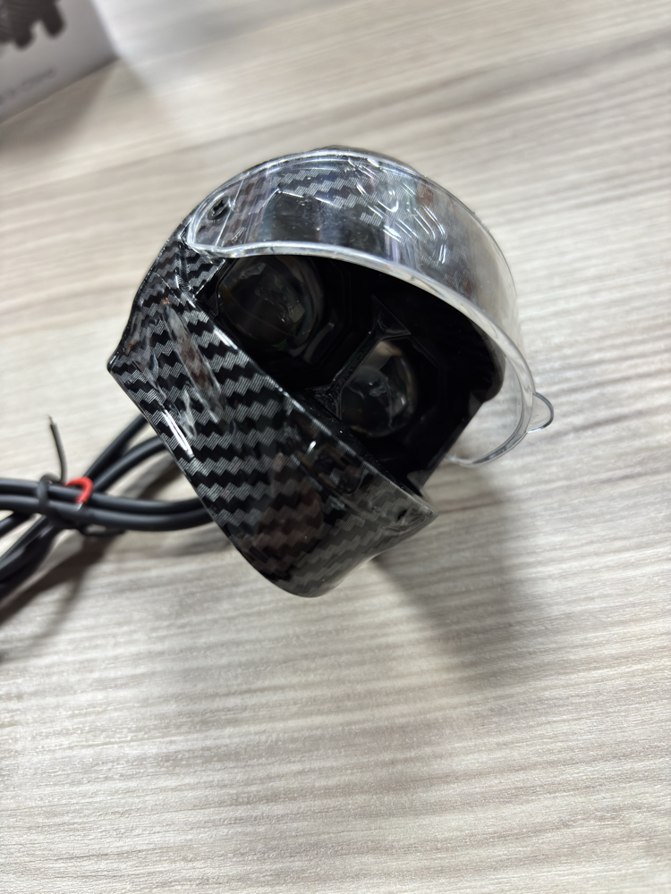 KARBON KASK MOTORSİKLET LED LAMBA