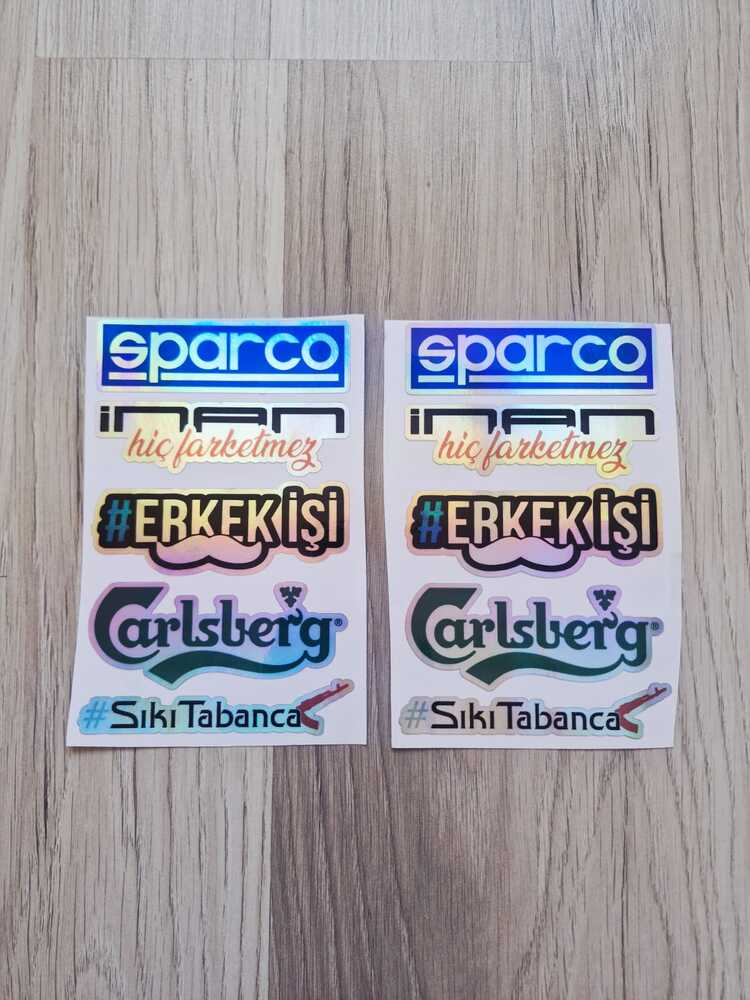 2'li Kelebek Cam Sticker
