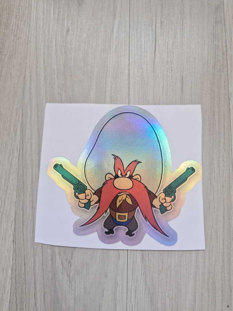 Hologramlı Küfürbaz Haydo Sticker(12x10cm)