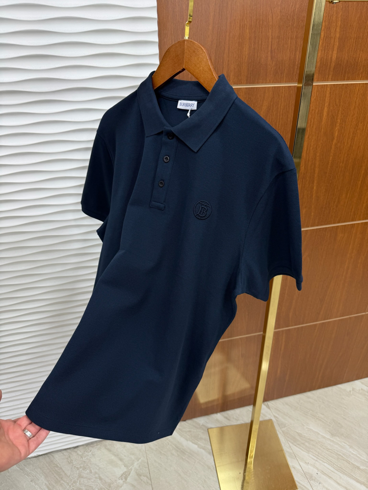 Burberry Basic Lacivert İthal Tişört