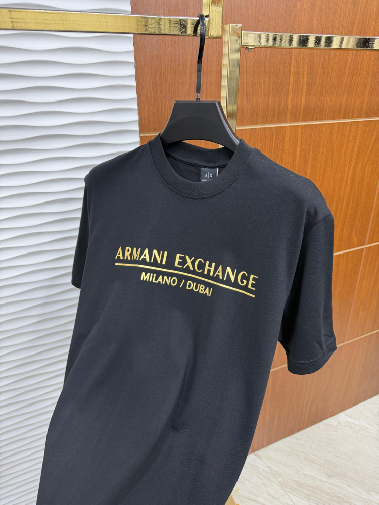 Armani Exchange Dubai Siyah İthal Tişört