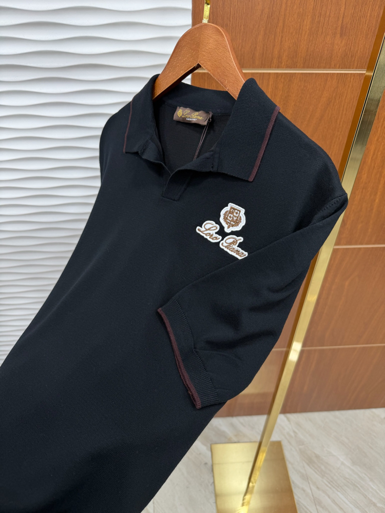 Loro Piana Siyah İthal Tişört