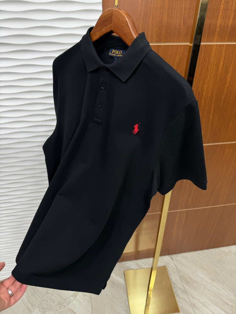 RL Siyah İthal Polo Yaka