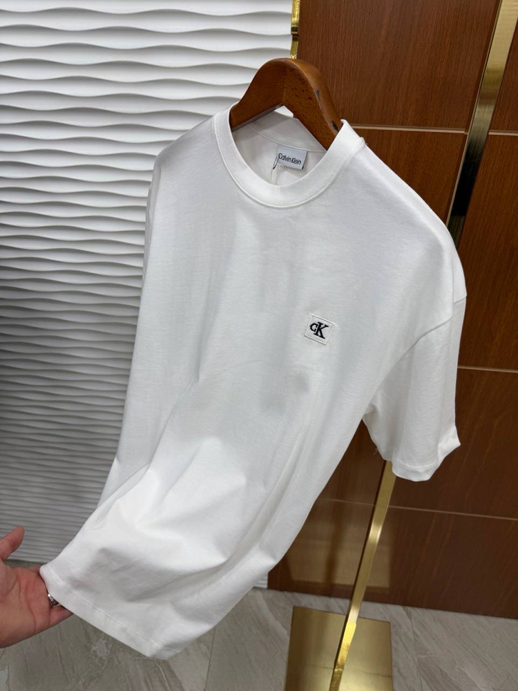 Calvin Klein Mini Logo Patch İthal Beyaz Tişört