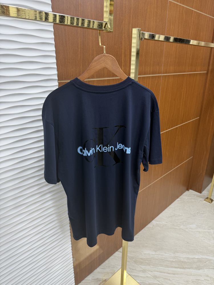 Calvin Klein Graffiti İthal Lacivert Tişört