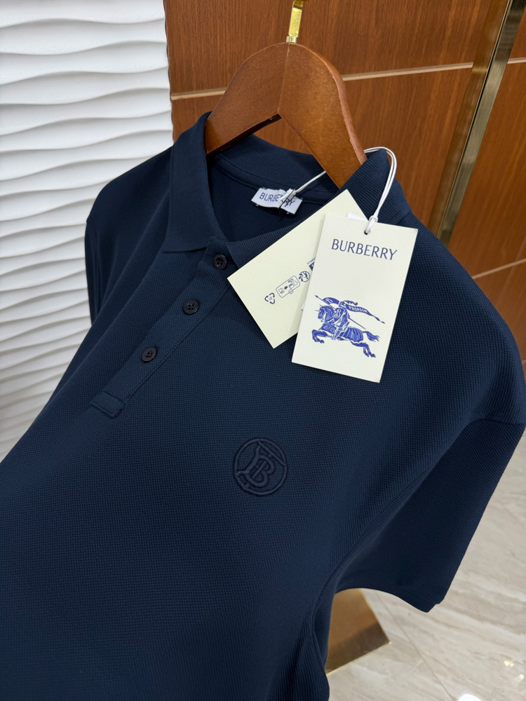 Burberry Basic Lacivert İthal Tişört