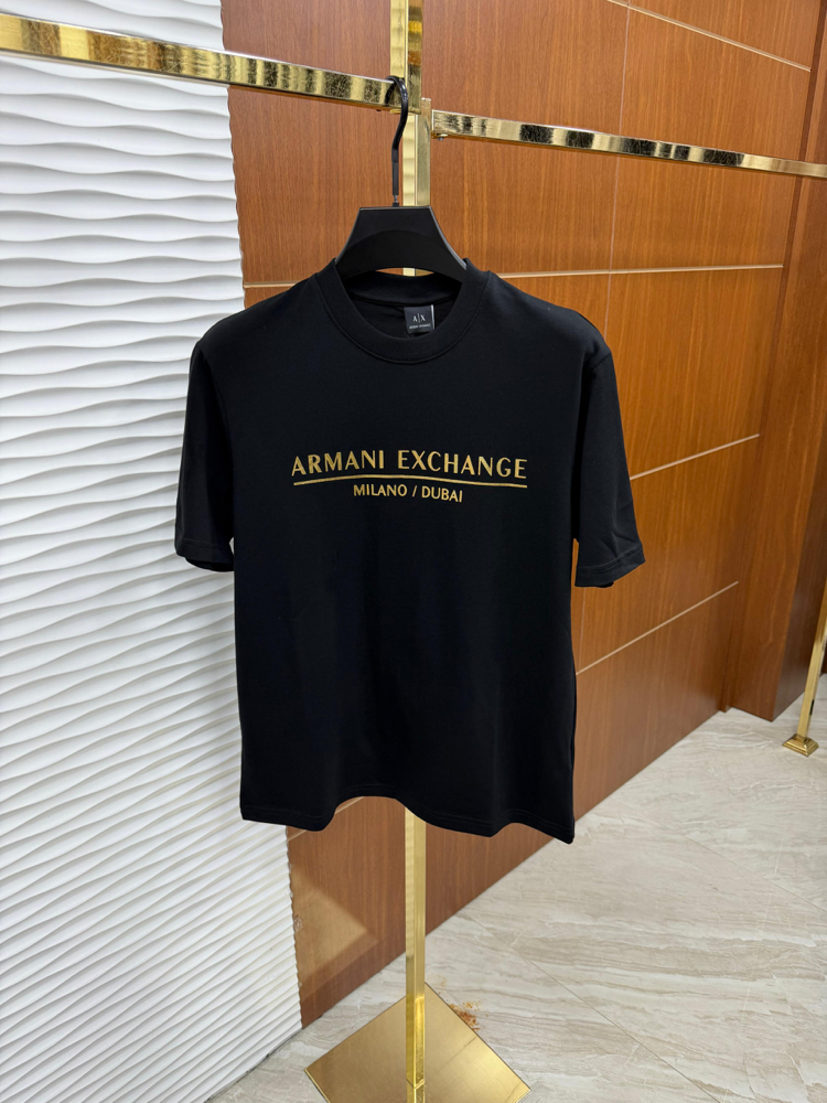 Armani Exchange Dubai Siyah İthal Tişört