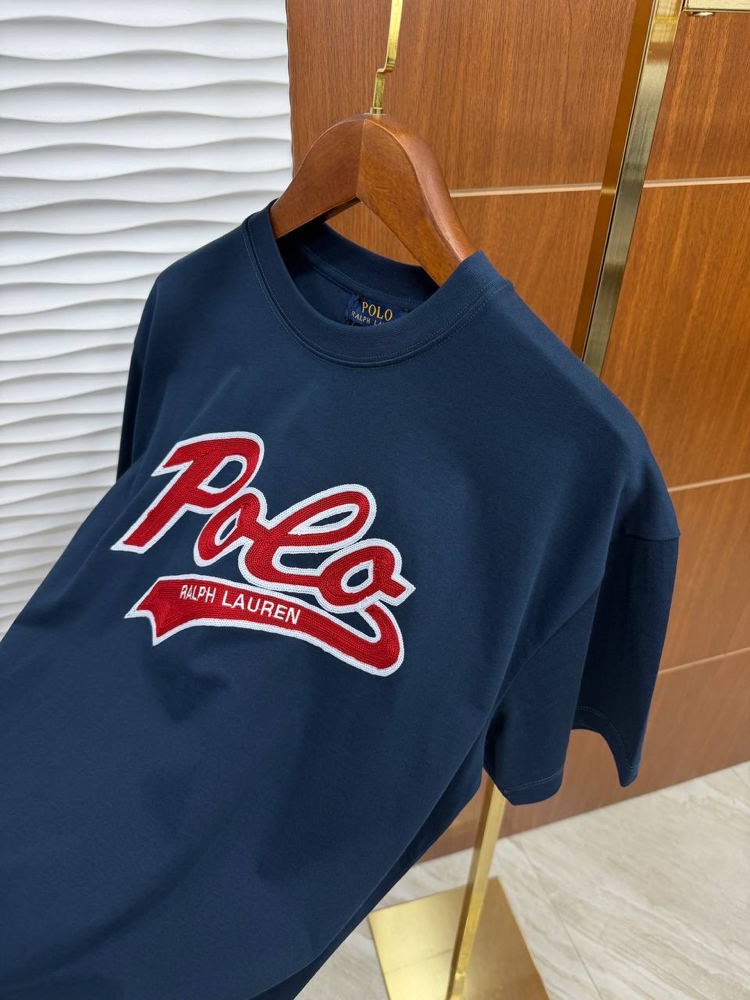 RL Kırmızı Polo Patch İthal Lacivert Tişört