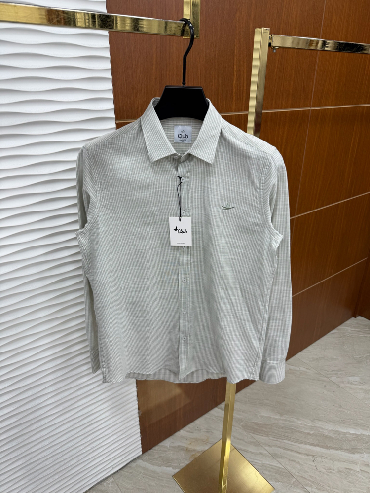Beymen Club Açık Gri İthal Gömlek