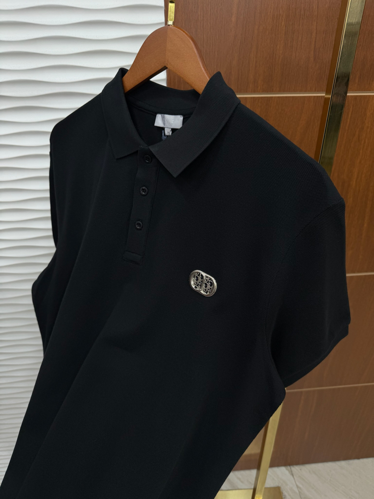 Christian Dior Siyah Demir İşleme Polo Yaka
