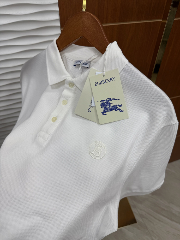 Burberry Basic Beyaz İthal Tişört