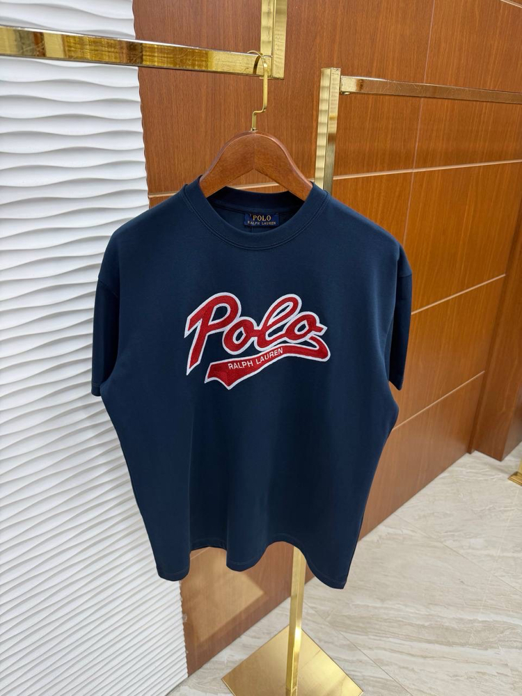 RL Kırmızı Polo Patch İthal Lacivert Tişört