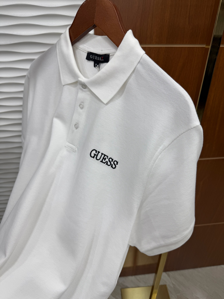 Guess Basic Yazılı İthal Polo Yaka