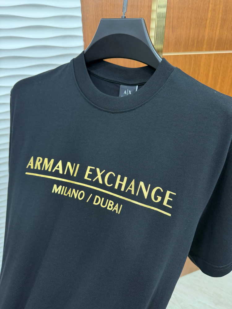 Armani Exchange Dubai Siyah İthal Tişört