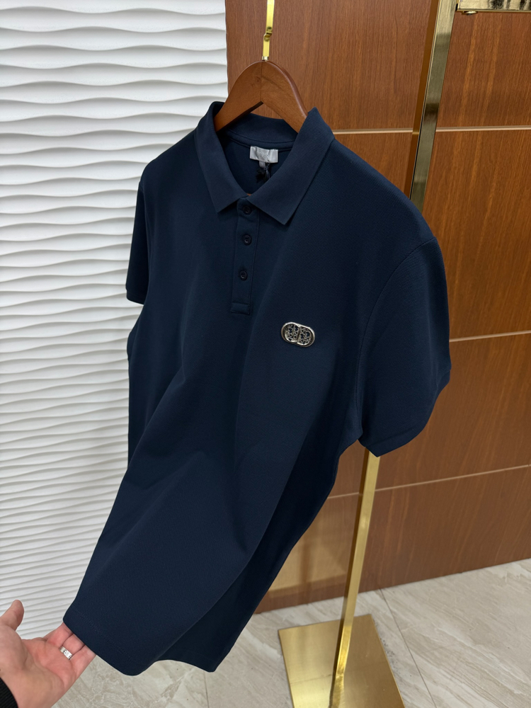 Christian Dior Lacivert Demir İşleme İthal Polo Yaka
