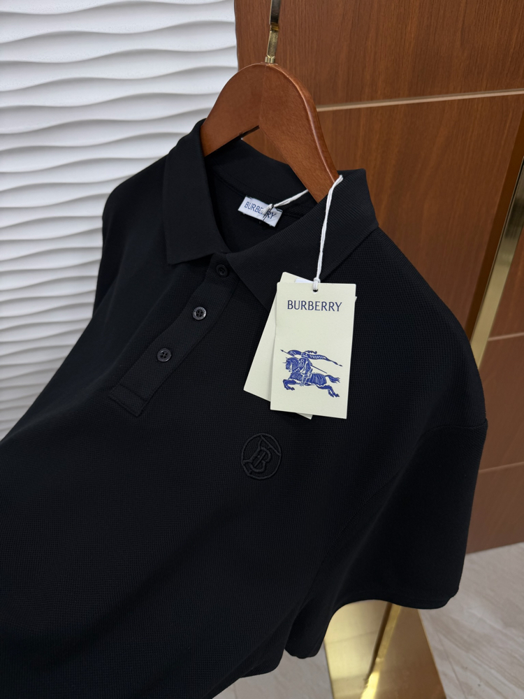 Burberry Basic Siyah İthal Tişört