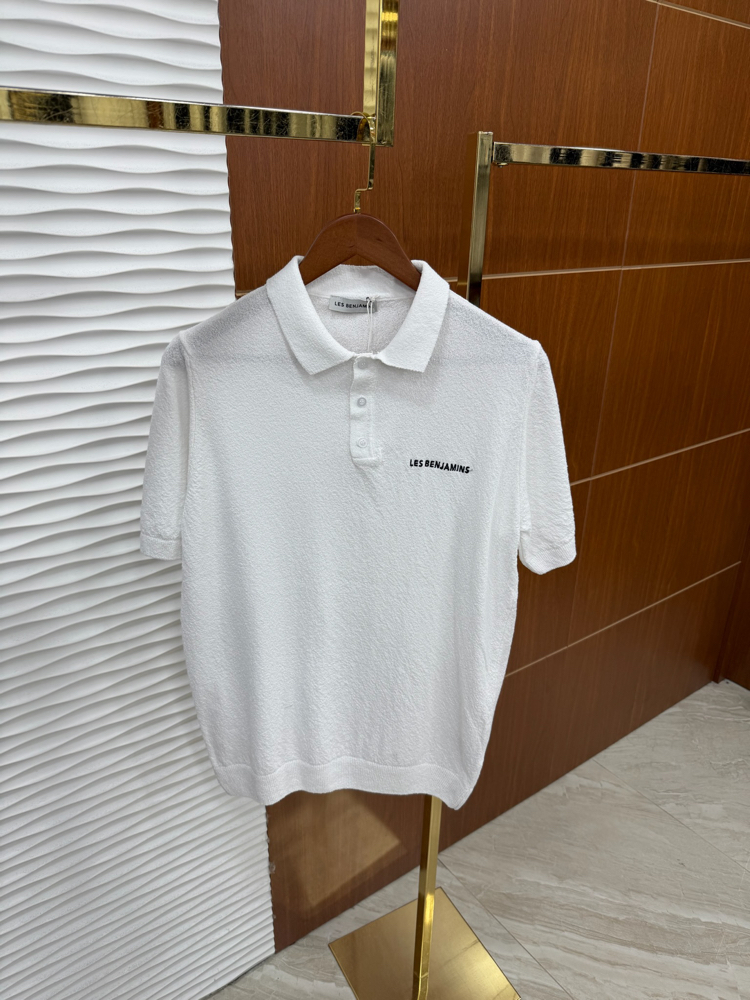 Les Benjamins Beyaz İthal Polo Yaka