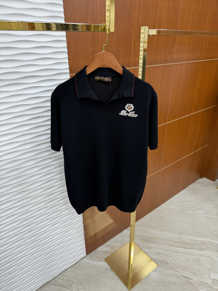 Loro Piana Siyah İthal Tişört