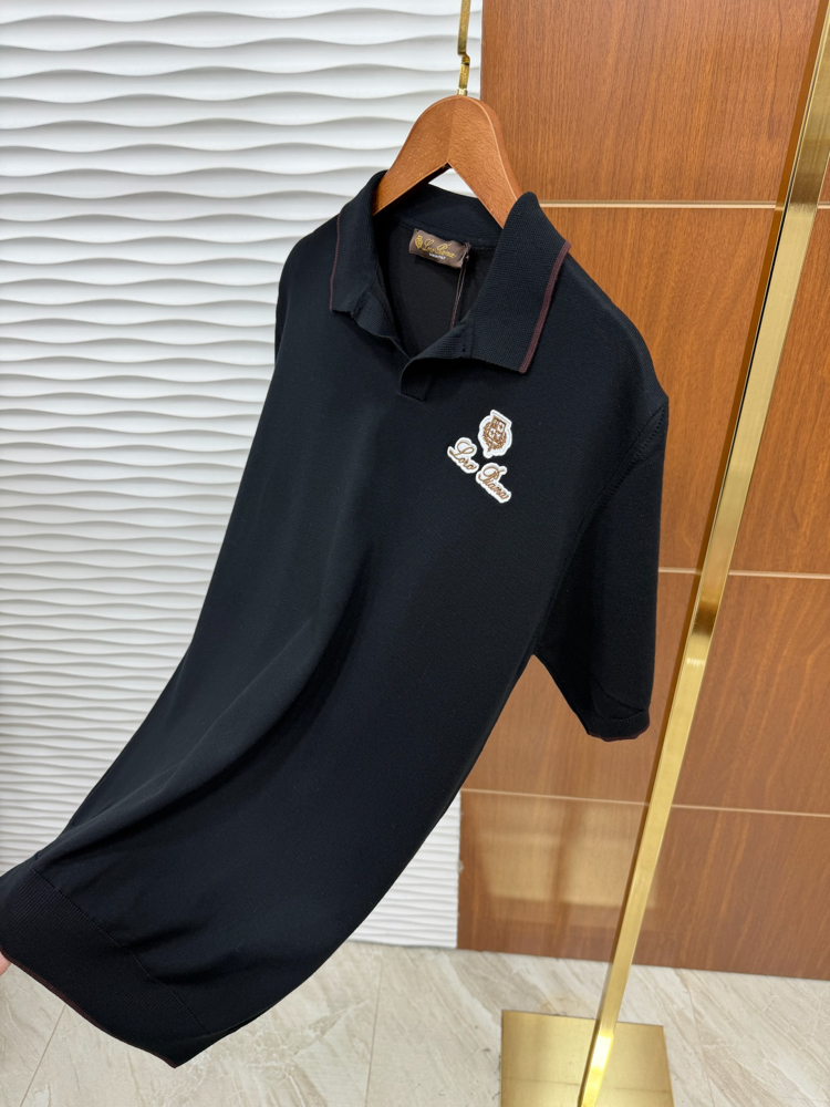 Loro Piana Siyah İthal Tişört