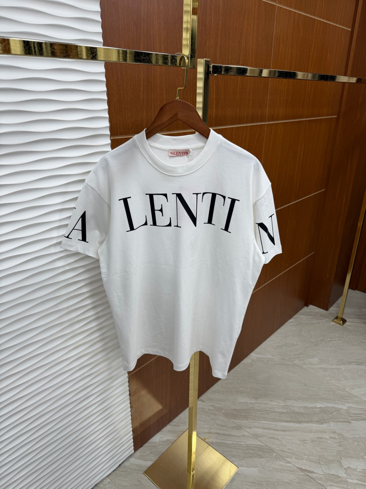 Valentino YALAN makinesi İthal Beyaz Tişört