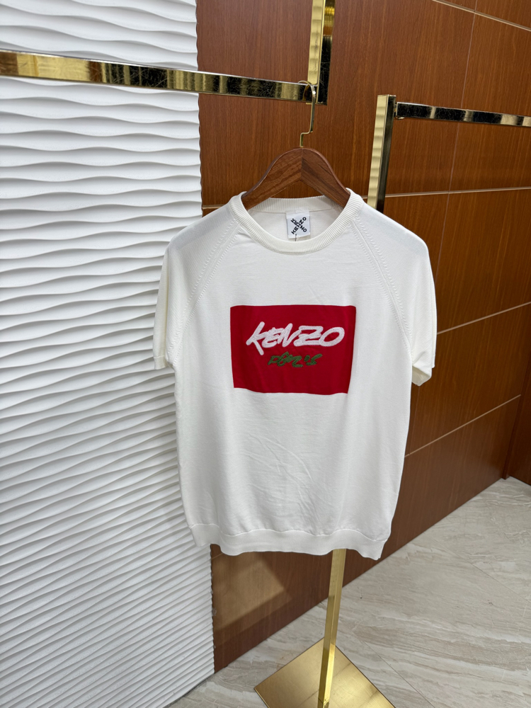 Kenzo Paris Beyaz İthal Triko