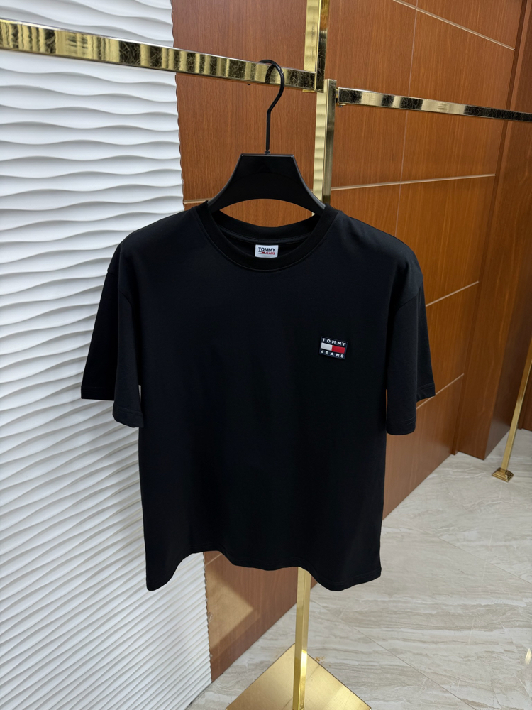 Tommy Jeans Patch Siyah İthal Tişört