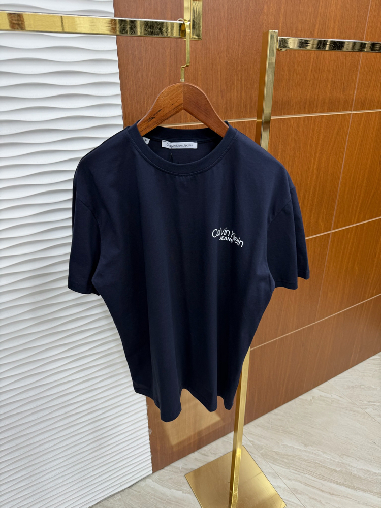 Calvin Klein Sırt Baskılı Lacivert İthal Tişört