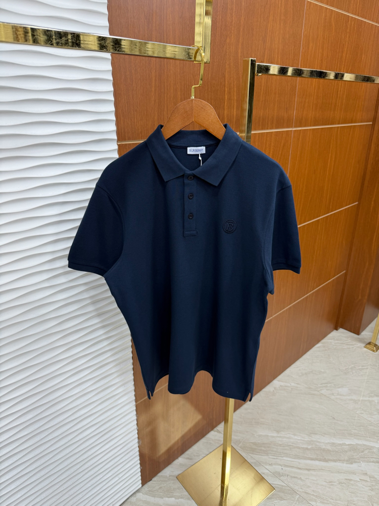 Burberry Basic Lacivert İthal Tişört
