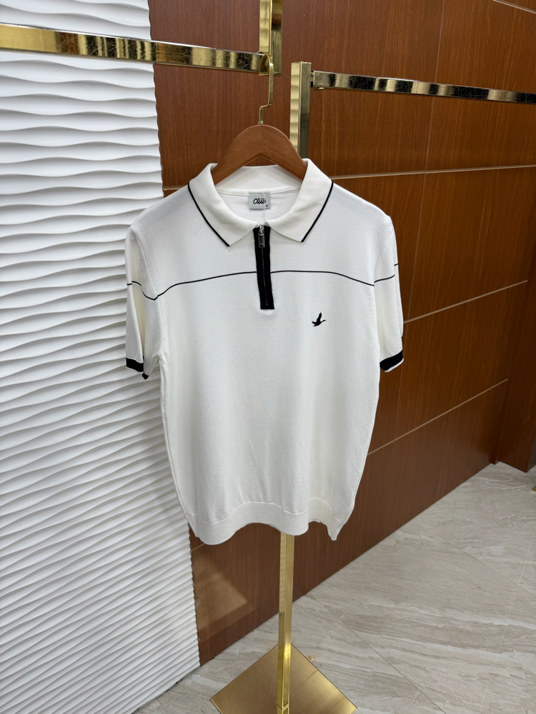 Beymen Club Çizgi Detaylı İthal Beyaz Tişört