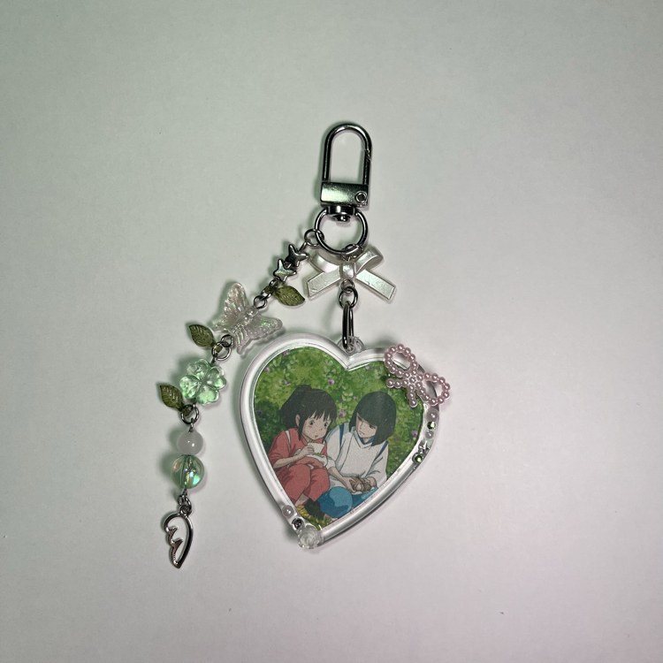  Fotolu akrilik anahtarlık (spirited away)
