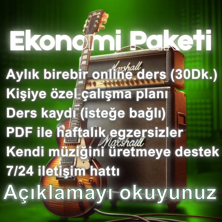 Ekonomi Paketi - Elektro Gitar