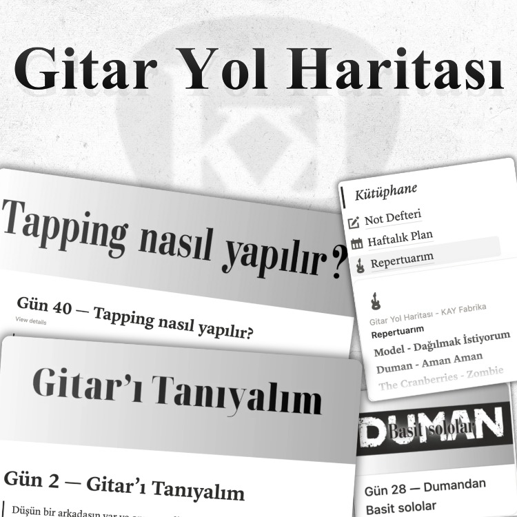 Gitar Yol Haritası - 53 günde gitar yolculuğuna başla