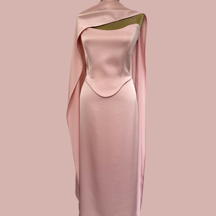 PEONY DRESS (pudra)