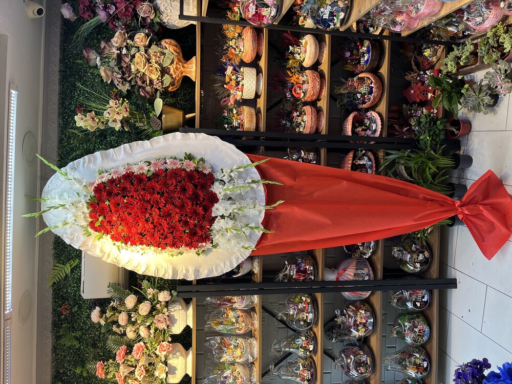 Canlı Gerbera Açılış Düğün Merasim Çelengi