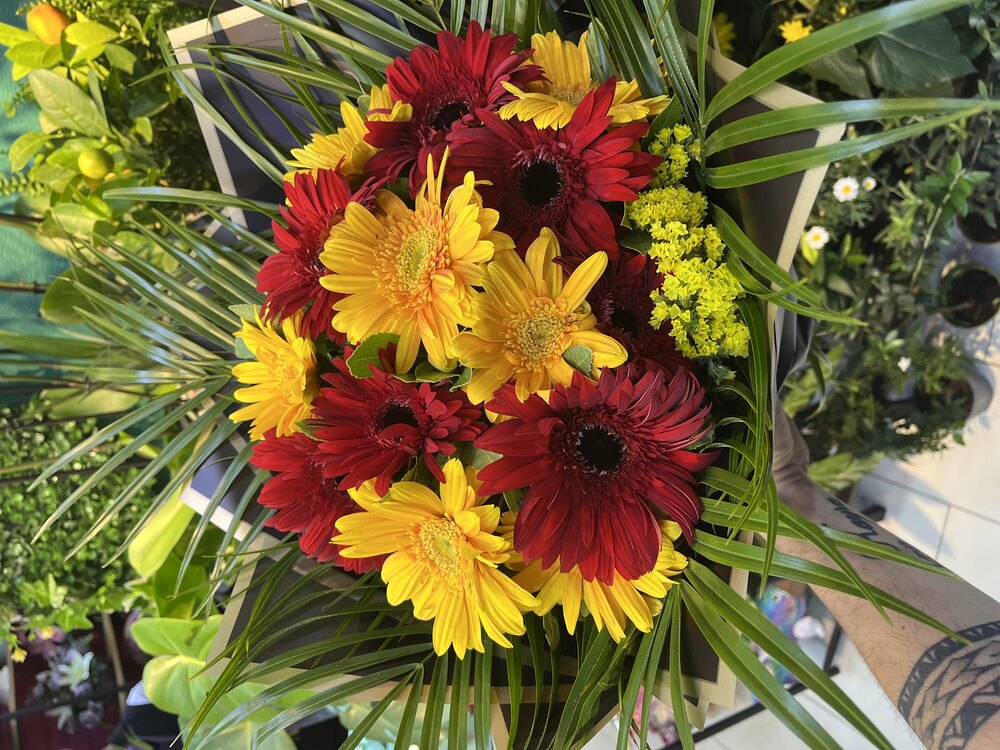Renkli Gerbera Buketi