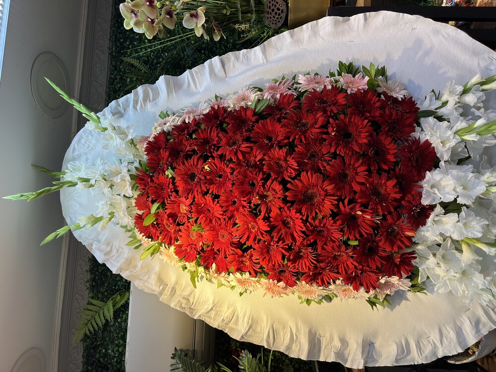 Canlı Gerbera Açılış Düğün Merasim Çelengi