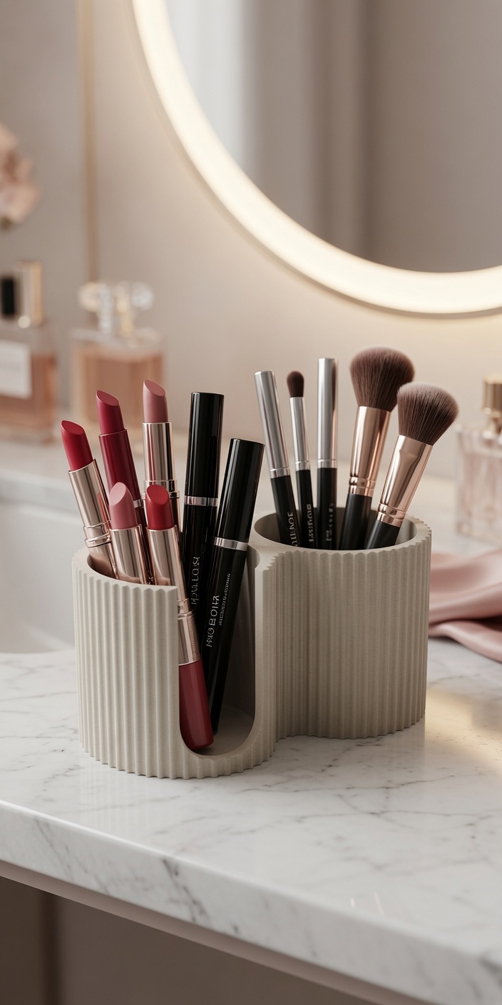 Minimal Çok Amaçlı Organizer | Banyo, Makyaj ve Masaüstü Düzenleyici