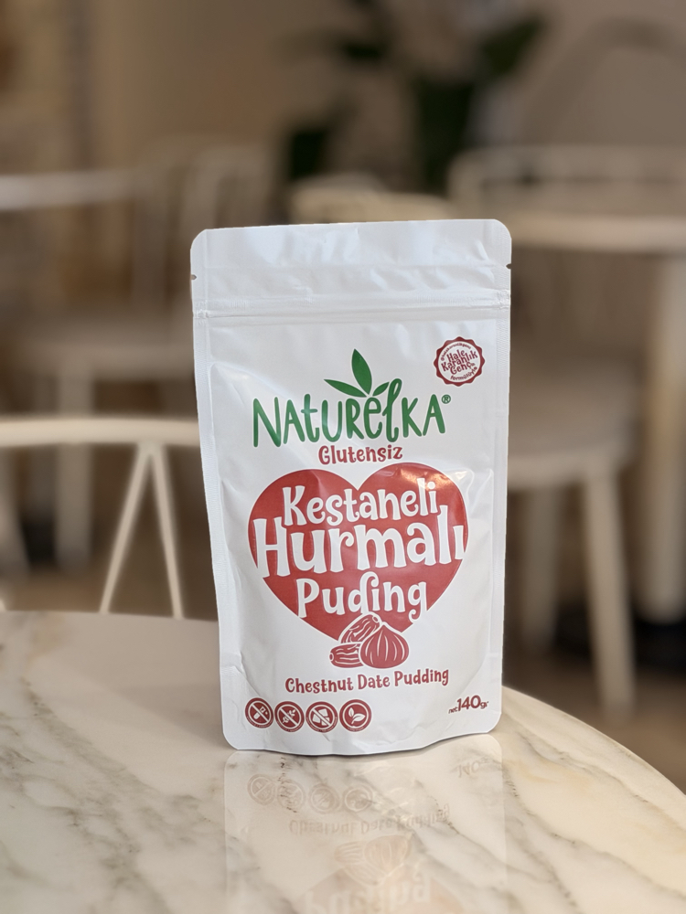 Glutensiz Kestaneli Hurmalı Puding