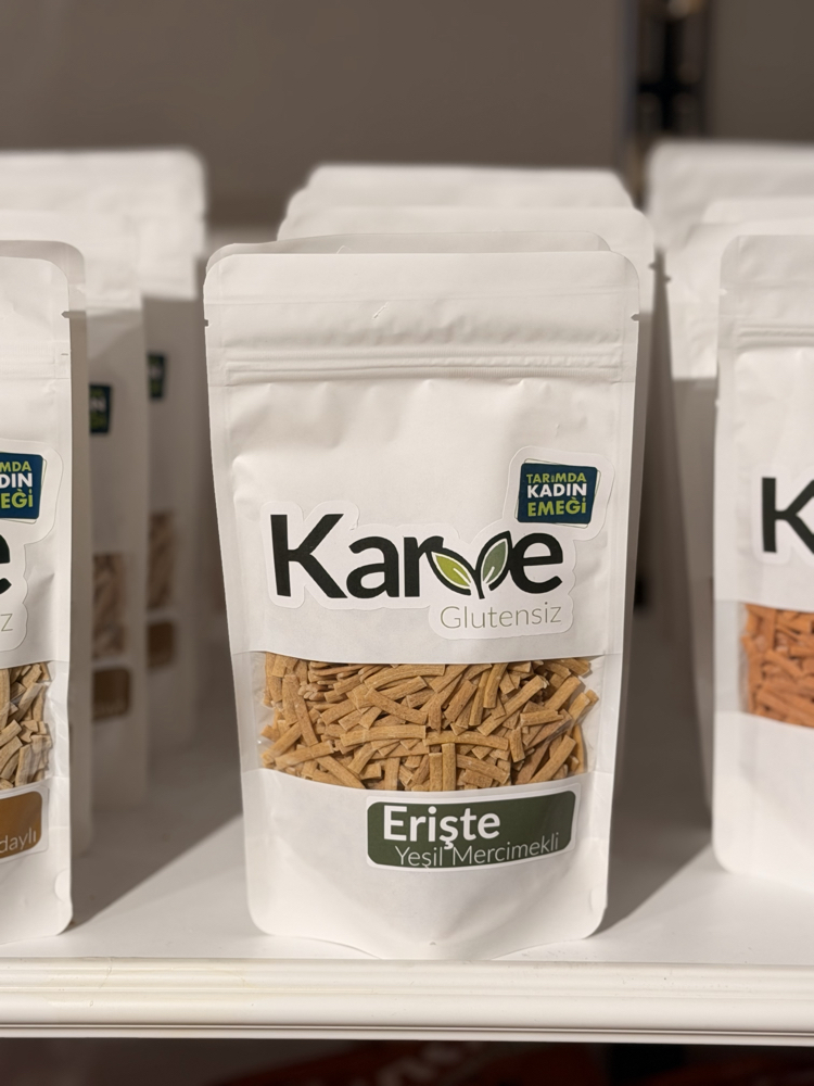 Glutensiz Yeşil Mercimekli Erişte