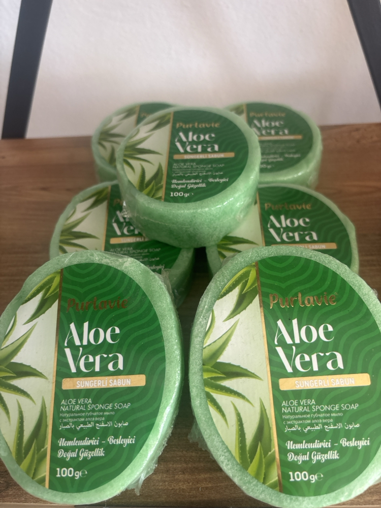 Süngerli Sabun Aloe Vera