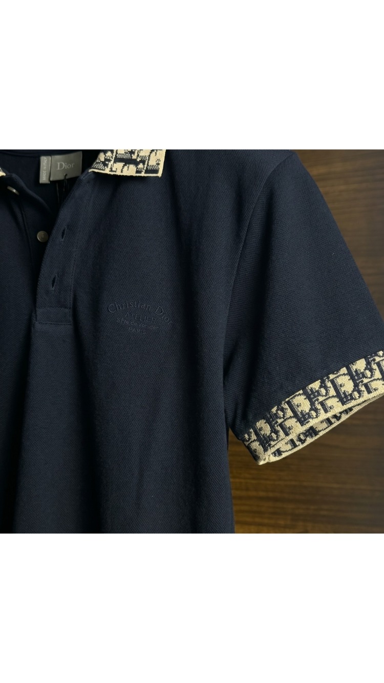 Christian Dior ™ Premium Polo Yaka Lacivert (İthal Parça)