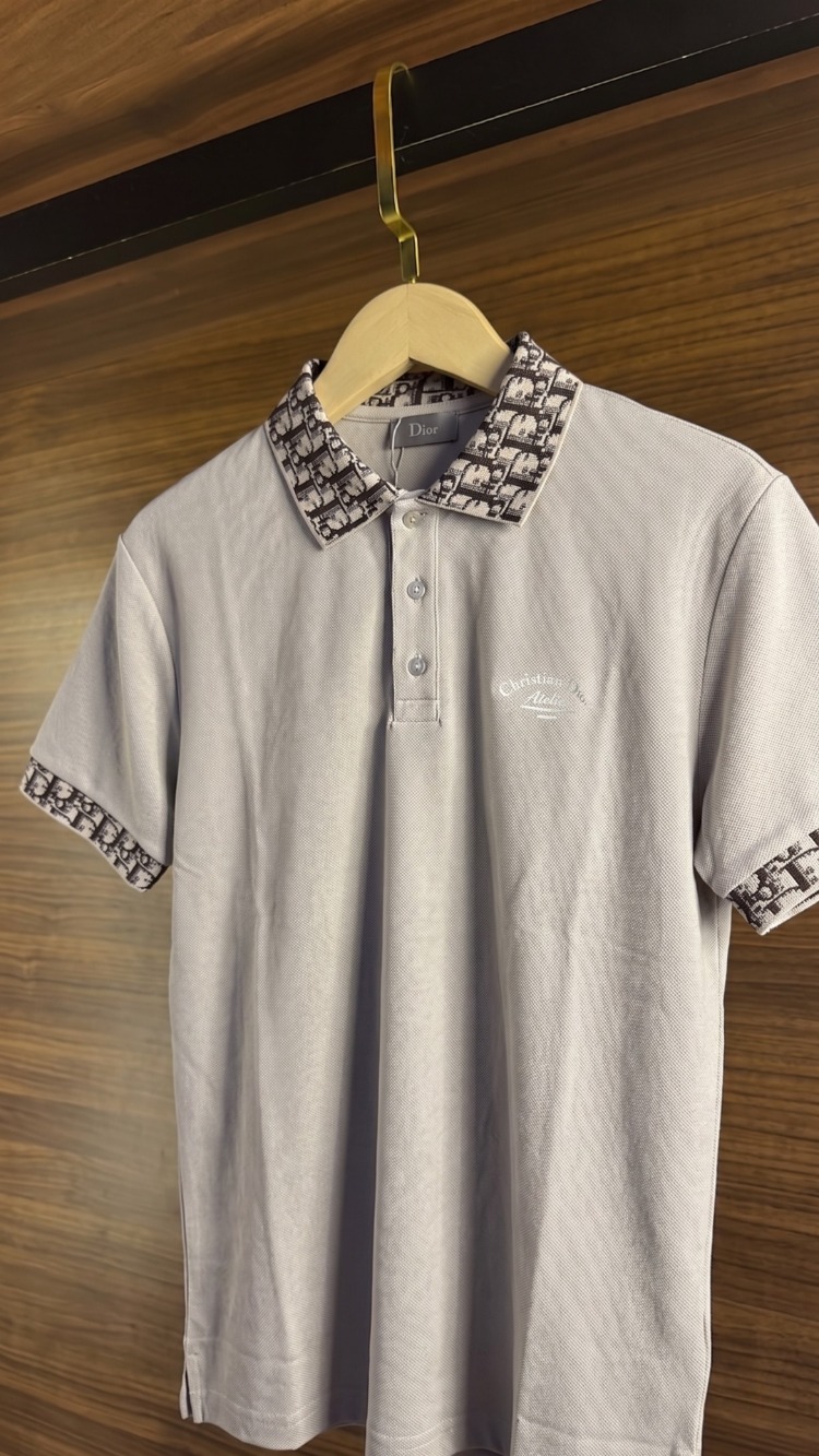 Christian Dior ™ Premium Polo Yaka Krem (İthal Parça) 