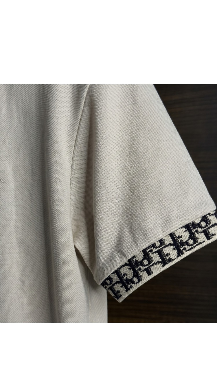 Christian Dior ™ Premium Polo Yaka Krem (İthal Parça) 