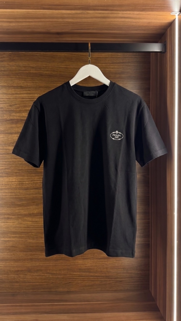 Prada ™ Premium Siyah T-Shirt (İthal Parça)