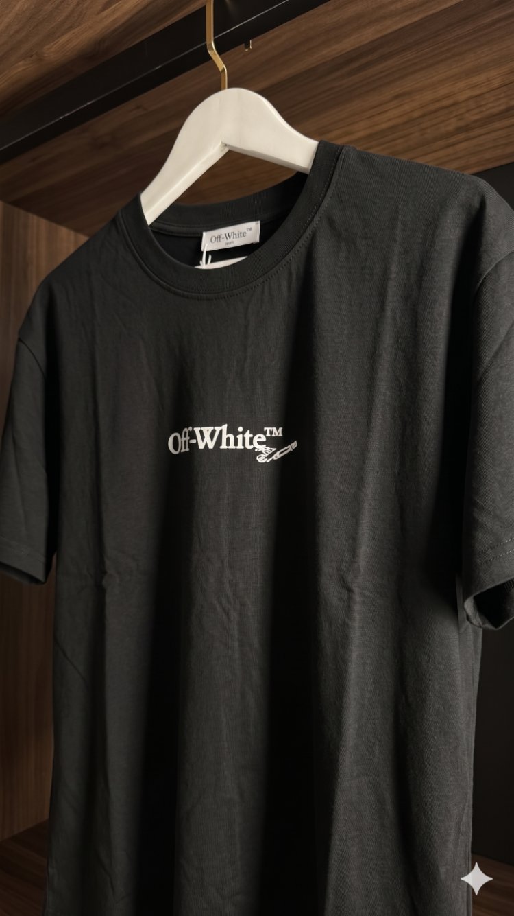 Off White ™ Premium Siyah T-Shirt