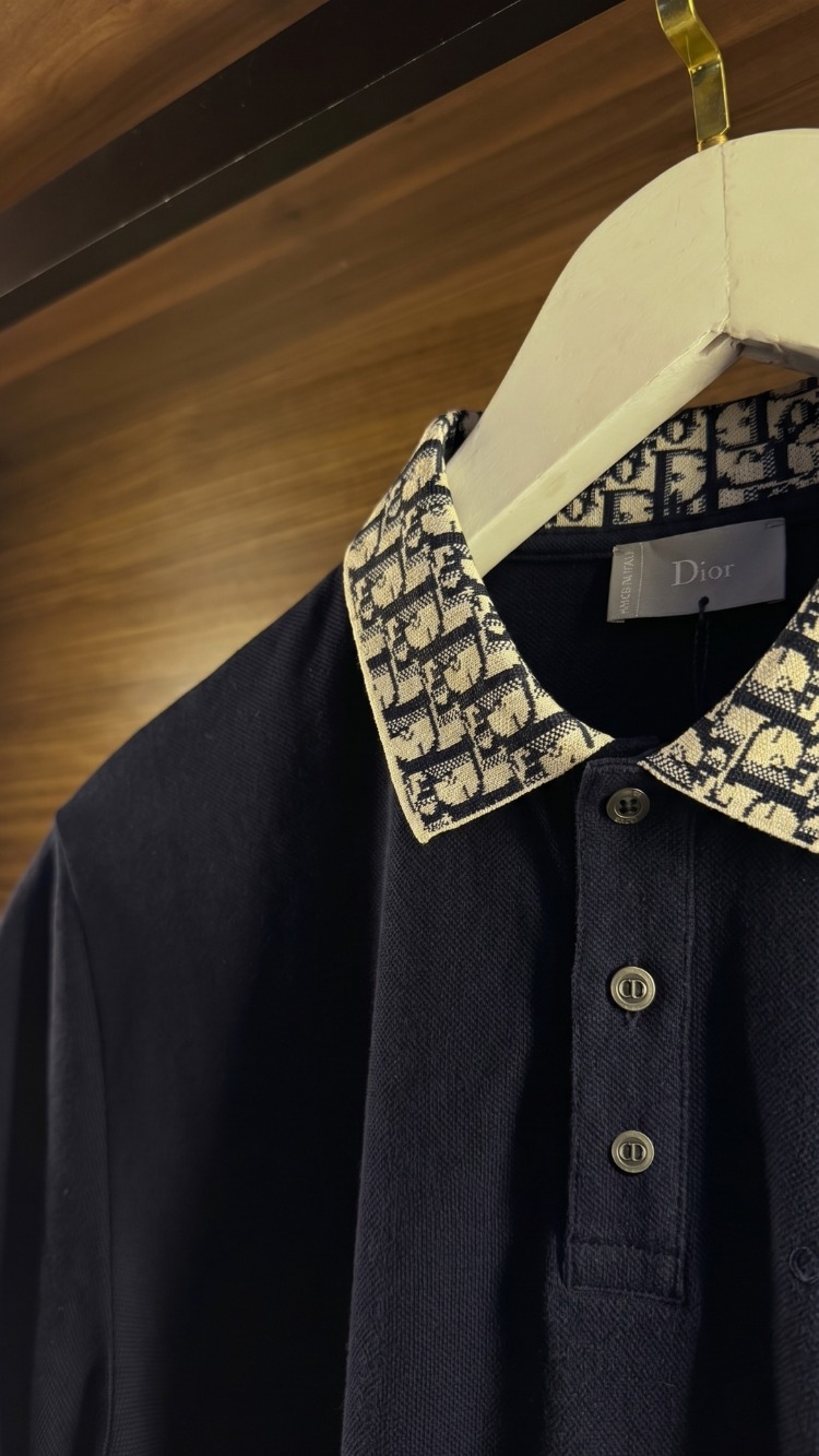 Christian Dior ™ Premium Polo Yaka Lacivert (İthal Parça)