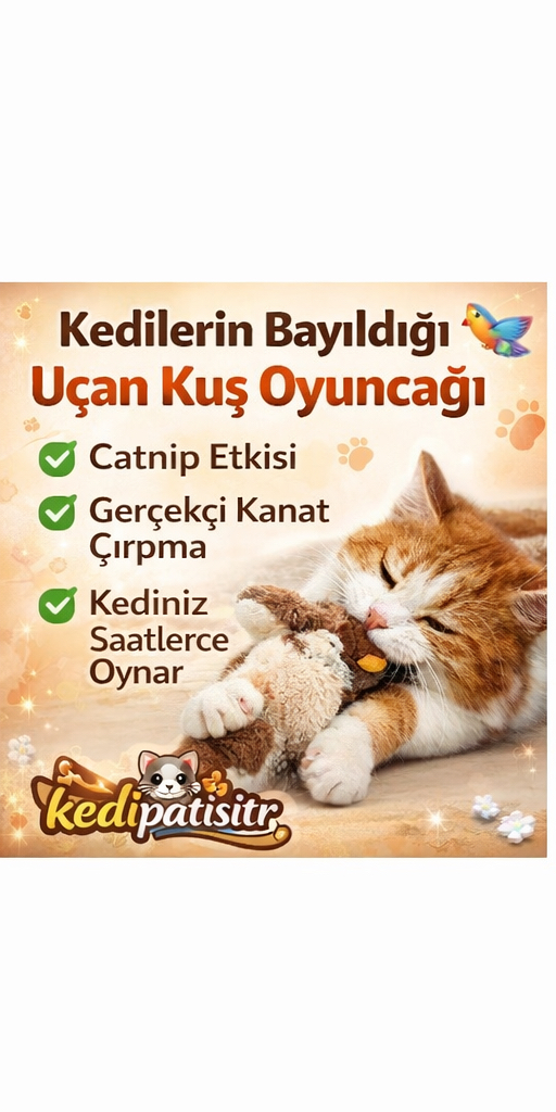 ŞARJLI PELUŞ UÇAN KUŞ OYUNCAK