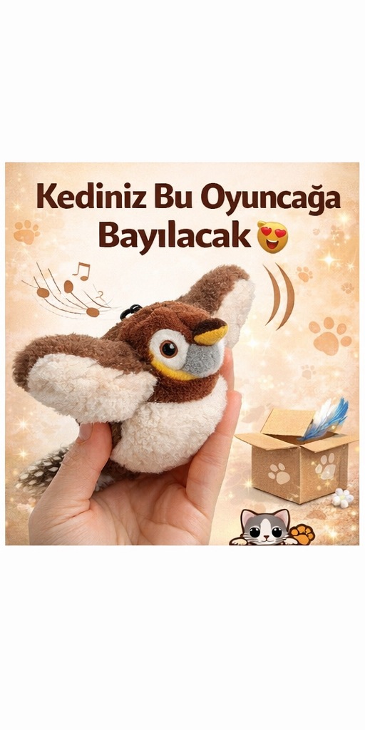 ŞARJLI PELUŞ UÇAN KUŞ OYUNCAK