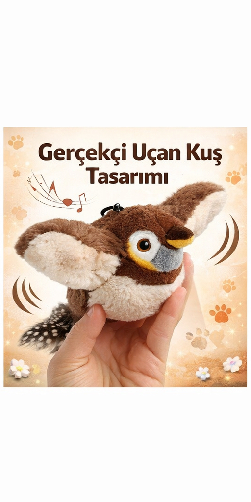 ŞARJLI PELUŞ UÇAN KUŞ OYUNCAK