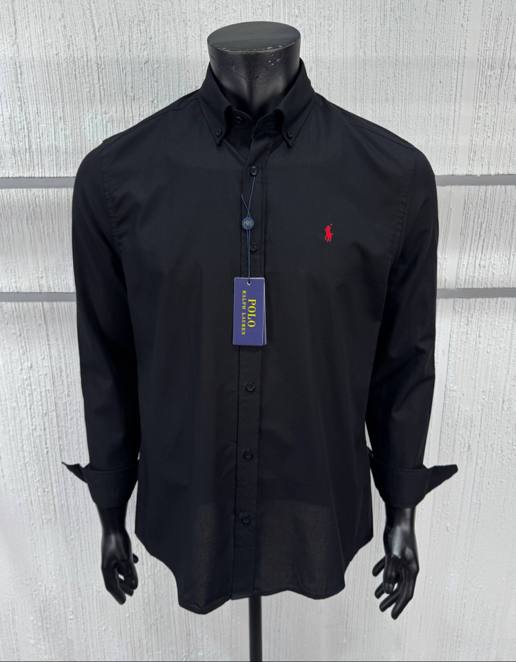 POLO RALPH LAUREN OXFORD KUMAŞ GÖMLEK GÖĞÜSTE İMZA MİDİLLİ NAKIŞ